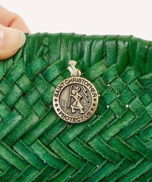 BEARDSLEY（ビアズリー）の「《dragon》レザートートバッグ（トートバッグ・レディース・グリーン/キャメル・FREE）」の8枚目の写真