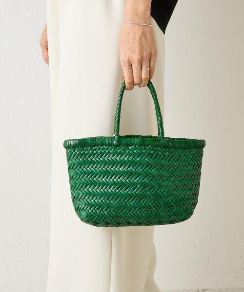 BEARDSLEY（ビアズリー）の「《dragon》レザートートバッグ（トートバッグ・レディース・グリーン/キャメル・FREE）」の9枚目の写真