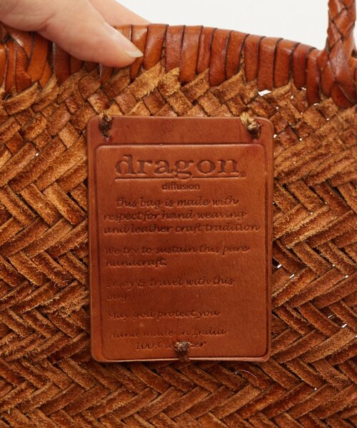 BEARDSLEY（ビアズリー）の「《dragon》レザートートバッグ（トートバッグ・レディース・グリーン/キャメル・FREE）」の16枚目の写真