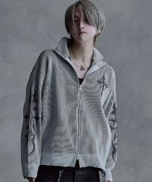 SILVER BULLET（シルバーバレット）の「『SILVER BULLET SELECT AP/シルバーバレットセレクト』二重臼編みトライバルニットブルゾン（ブルゾン）」