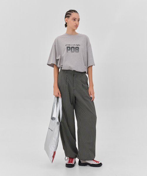 PO8(ピーオーエイト)の「BALANCE 2.0 T-SHIRTS - GREY(Tシャツ/カットソー・レディース・グレー・MEDIUM)」の7枚目の写真
