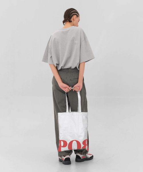 PO8(ピーオーエイト)の「BALANCE 2.0 T-SHIRTS - GREY(Tシャツ/カットソー・レディース・グレー・MEDIUM)」の8枚目の写真