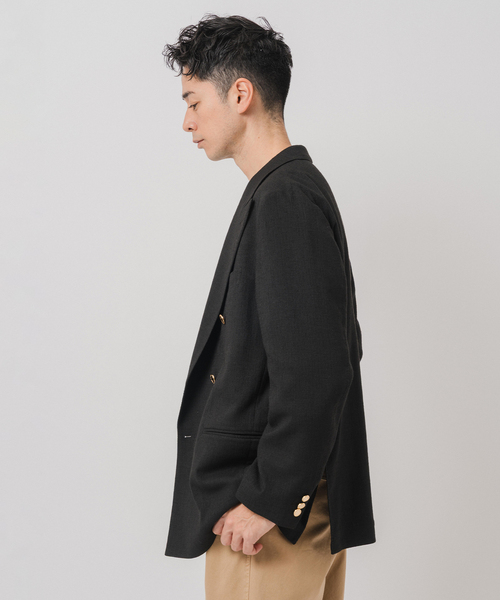 Couture d'adam(クチュールドアダム)の「COUTURE D’ADAM (クチュール ド アダム) ダブル ジャケット Summer Tweed(テーラードジャケット・メンズ・ブラック・42/40)」の18枚目の写真