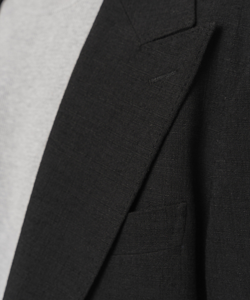 Couture d'adam(クチュールドアダム)の「COUTURE D’ADAM (クチュール ド アダム) ダブル ジャケット Summer Tweed(テーラードジャケット・メンズ・ブラック・42/40)」の13枚目の写真