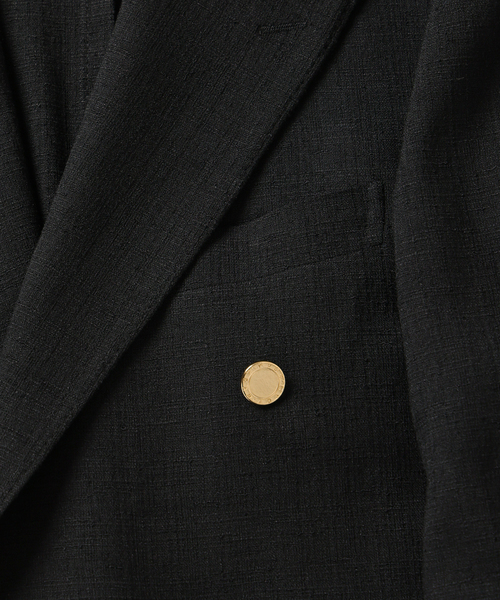 Couture d'adam(クチュールドアダム)の「COUTURE D’ADAM (クチュール ド アダム) ダブル ジャケット Summer Tweed(テーラードジャケット・メンズ・ブラック・42/40)」の8枚目の写真