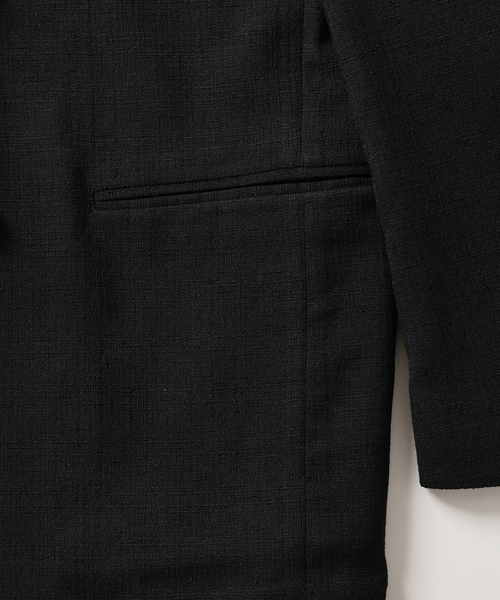 Couture d'adam(クチュールドアダム)の「COUTURE D’ADAM (クチュール ド アダム) ダブル ジャケット Summer Tweed(テーラードジャケット・メンズ・ブラック・42/40)」の6枚目の写真