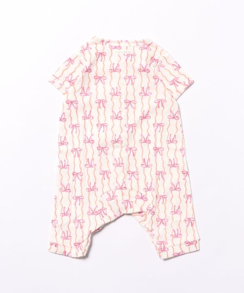 Ocean&Ground(オーシャン&グラウンド)の「半袖ロンパス/Swaying Ribbon(ロンパース・キッズ・キナリ/オフホワイト・70)」の3枚目の写真