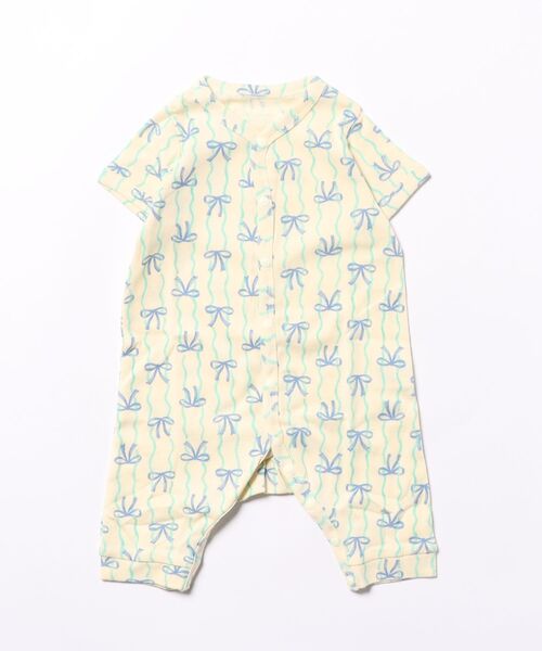 Ocean&Ground(オーシャン&グラウンド)の「半袖ロンパス/Swaying Ribbon(ロンパース・キッズ・キナリ/オフホワイト・70)」の2枚目の写真