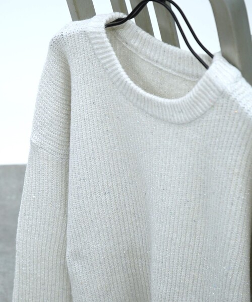 abahouse mavie（アバハウスマヴィ）の「ﾗﾒｽﾊﾟﾝｺｰﾙﾆｯﾄ（ニット/セーター・レディース・ブラウン/ホワイト/ブルー・フリー）」の14枚目の写真