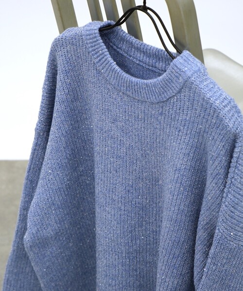 abahouse mavie（アバハウスマヴィ）の「ﾗﾒｽﾊﾟﾝｺｰﾙﾆｯﾄ（ニット/セーター・レディース・ブラウン/ホワイト/ブルー・フリー）」の11枚目の写真