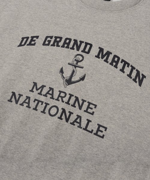 DE GRAND MATIN(ディグランドマーティン)の「V.HEAVY SWEAT MARINE_MELANGE GRAY(スウェット・メンズ・その他・FREE)」の4枚目の写真