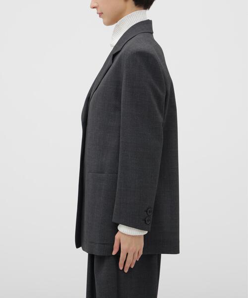 MARGARET HOWELL(マーガレットハウエル)の「CRISP WOOL PLAINWEAVE JACKET(テーラードジャケット・レディース・グレー系その他3・1)」の9枚目の写真