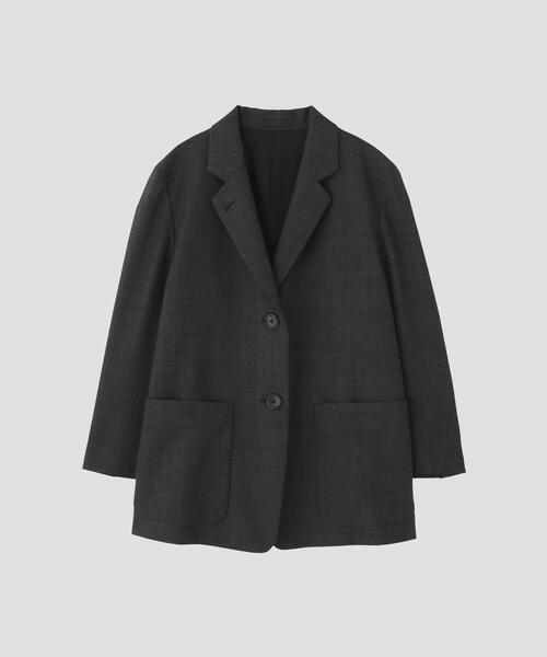 MARGARET HOWELL(マーガレットハウエル)の「CRISP WOOL PLAINWEAVE JACKET(テーラードジャケット・レディース・グレー系その他3・1)」の10枚目の写真