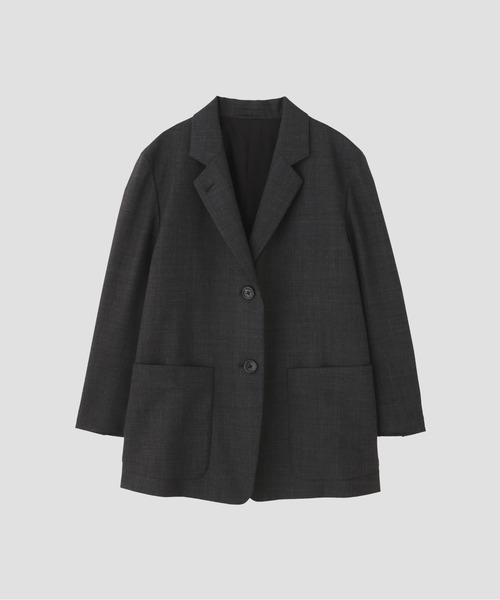 MARGARET HOWELL(マーガレットハウエル)の「CRISP WOOL PLAINWEAVE JACKET(テーラードジャケット・レディース・グレー系その他3・1)」の4枚目の写真