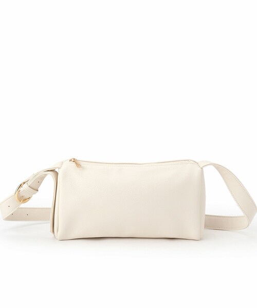 SHOO・LA・RUE（シューラルー）の「カジュアルからきれいめまで ワンハンドル ショルダーバッグ（ショルダーバッグ・レディース・ナチュラル/ブラック/アイボリー・00）」の12枚目の写真