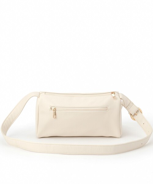 SHOO・LA・RUE（シューラルー）の「カジュアルからきれいめまで ワンハンドル ショルダーバッグ（ショルダーバッグ・レディース・ナチュラル/ブラック/アイボリー・00）」の14枚目の写真