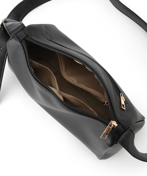 SHOO・LA・RUE（シューラルー）の「カジュアルからきれいめまで ワンハンドル ショルダーバッグ（ショルダーバッグ・レディース・ナチュラル/ブラック/アイボリー・00）」の14枚目の写真