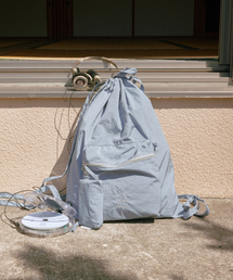 MUCU AND EBONY（ムクアンドエボニー）の「Ridge String Backpack _ Misty Blue（バックパック/リュック）」