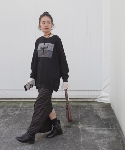 TEEN BOOP（ティーンブープ）の「フォトプリントルーズスウェット