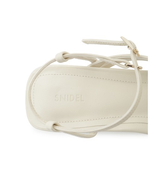 SNIDEL(スナイデル)の「バリエミュール(サンダル・レディース・ブラック/ホワイト/モカ・S/M/L)」の16枚目の写真