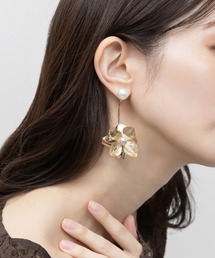 RANDA | フラワーモチーフピアス(ピアス（両耳用）)