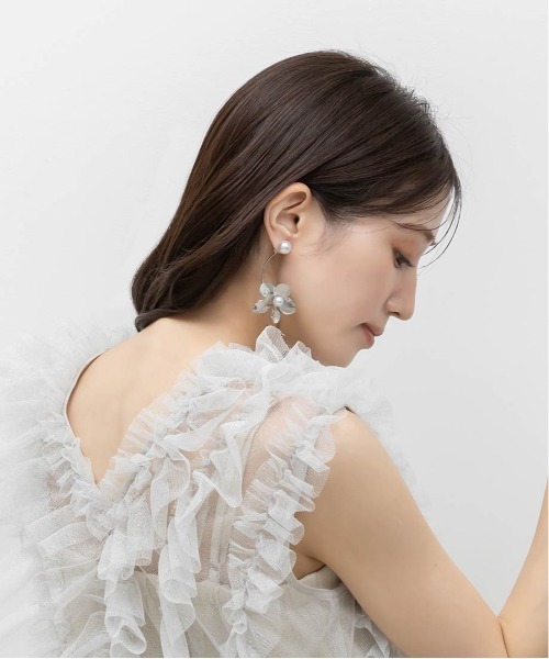 RANDA（ランダ）の「フラワーモチーフピアス（ピアス（両耳用）・レディース・シルバー/ゴールド・FREE）」の8枚目の写真