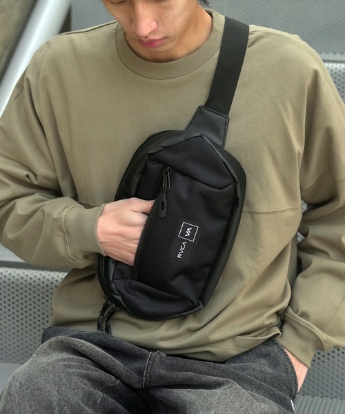 RVCA（ルーカ）の「RVCA メンズ LEVEL WAISTPACK ショルダーバッグ 【2026年春夏モデル】（ショルダーバッグ・メンズ・ブラック・FREE）」の9枚目の写真
