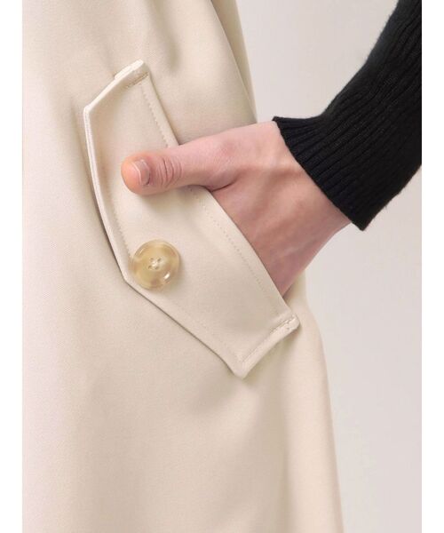 MERCURYDUO（マーキュリーデュオ）の「【セットアップ着用可】トレンチライクジャンスカ（ワンピース・レディース・ベージュ/アイボリー・FREE）」の22枚目の写真