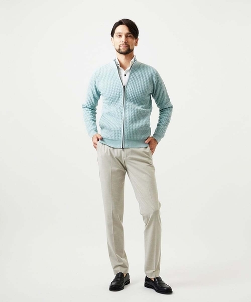 MICHEL KLEIN HOMME (ミッシェルクランオム)の「4wayストレッチスラックスパンツ(スラックス・メンズ・ベージュ/グレー/ネイビー・MEDIUM/LARGE/X-LARGE)」の20枚目の写真