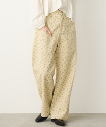 Unitage（ユニテージ）の「小花柄スリットポケットパンツ（デニムパンツ）」