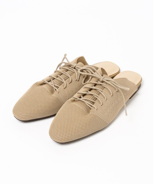 ニットレースアップミュール レースアップニットミュール（サンダル）｜BAYFLOW（ベイフロー）の