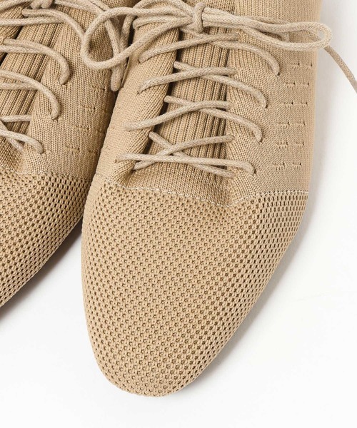 BAYFLOW（ベイフロー）の「レースアップニットミュール（サンダル・レディース・ブラック/ベージュ系・LARGE/MEDIUM）」の16枚目の写真