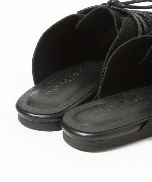 レースアップニットミュール（サンダル）｜BAYFLOW（ベイフロー）の