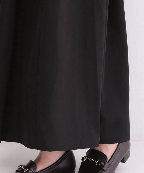 OPAQUE.CLIP(オペークドットクリップ)の「ポロ襟ニットドッキングフレアワンピース【洗濯機OK】(ワンピース・レディース・ネイビー系4/グレー系4・36/40/38)」の17枚目の写真