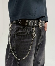 BENUSTA（ベヌスタ）の「A'GEM/9 × .kom 『BENUSTA/ベヌスタ』/ シルバーウォレットチェーン（ウォレットチェーン）」