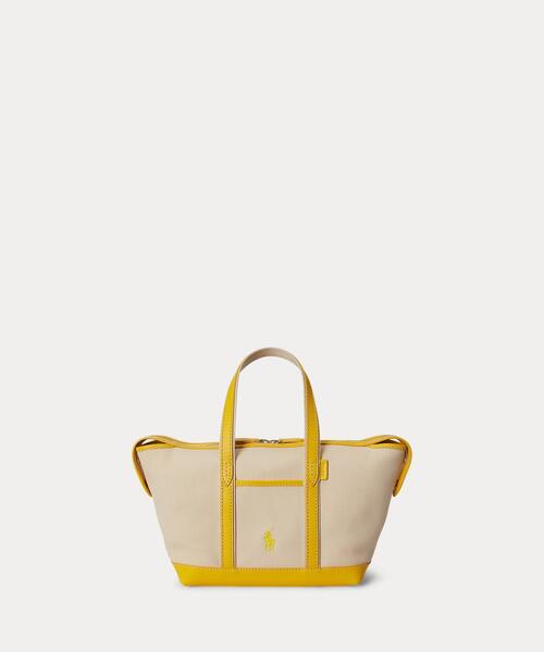 コットン キャンバス ミニ ショッパー トート（トートバッグ）｜POLO