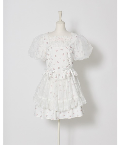 mellfy memory（メルフィーメモリー）の「Love to doll baby rose blouse（シャツ/ブラウス・レディース・ピンク/ホワイト・FREE）」の17枚目の写真