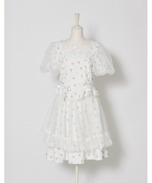 mellfy memory（メルフィーメモリー）の「Love to doll baby rose blouse（シャツ/ブラウス・レディース・ピンク/ホワイト・FREE）」の18枚目の写真