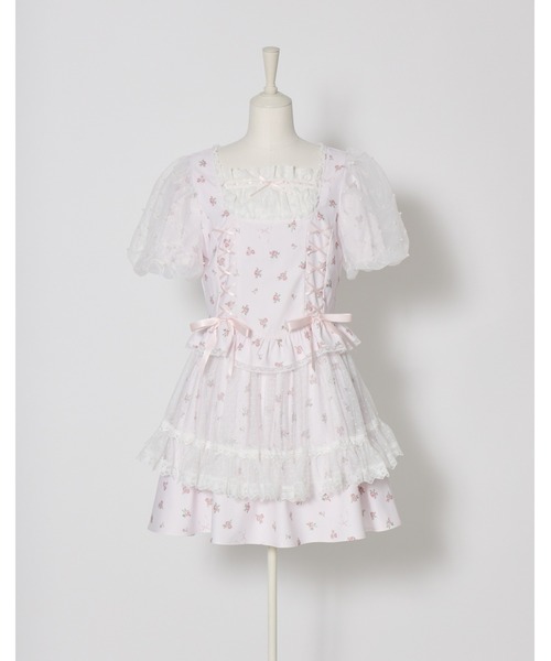 mellfy memory（メルフィーメモリー）の「Love to doll baby rose blouse（シャツ/ブラウス・レディース・ピンク/ホワイト・FREE）」の19枚目の写真