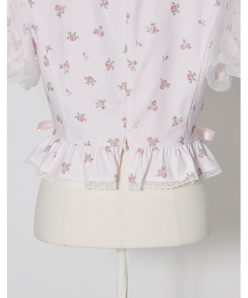 mellfy memory（メルフィーメモリー）の「Love to doll baby rose blouse（シャツ/ブラウス・レディース・ピンク/ホワイト・FREE）」の12枚目の写真