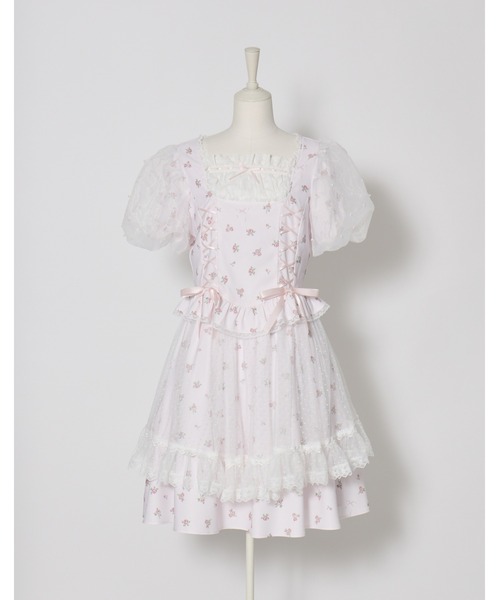 mellfy memory（メルフィーメモリー）の「Love to doll baby rose blouse（シャツ/ブラウス・レディース・ピンク/ホワイト・FREE）」の20枚目の写真