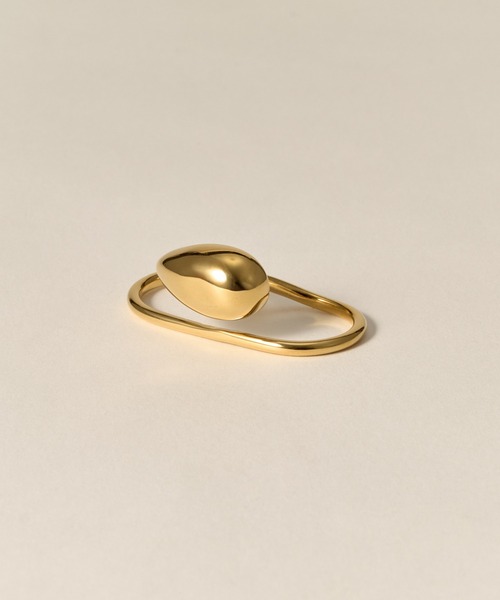 novice（ノーヴィス）の「【novice】Orbit Double Finger Ring［Stainless］（リング・レディース・シルバー/ゴールド・FREE）」の13枚目の写真