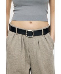 MOUSSY | 【26年SS新作】CHUNKY BUCKLE LEATHER ベルト(ベルト)