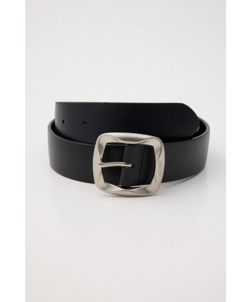 MOUSSY(マウジー)の「【26年SS新作】CHUNKY BUCKLE LEATHER ベルト(ベルト・レディース・ブラック/ブラウン・FREE)」の3枚目の写真