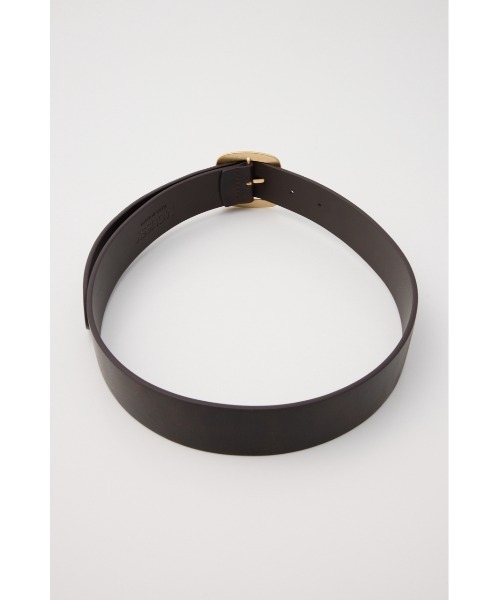 MOUSSY(マウジー)の「【26年SS新作】CHUNKY BUCKLE LEATHER ベルト(ベルト・レディース・ブラック/ブラウン・FREE)」の11枚目の写真