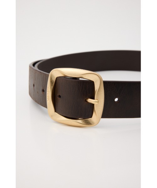 MOUSSY(マウジー)の「【26年SS新作】CHUNKY BUCKLE LEATHER ベルト(ベルト・レディース・ブラック/ブラウン・FREE)」の13枚目の写真