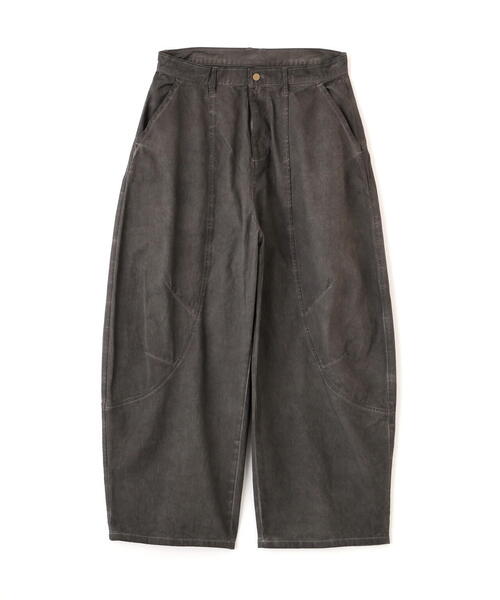 BEAVER(ビーバー)の「B omnivore/ビーオムニボー VINTAGE PANTS(チノパンツ・メンズ・ブラック/キャメル・M/L)」の5枚目の写真