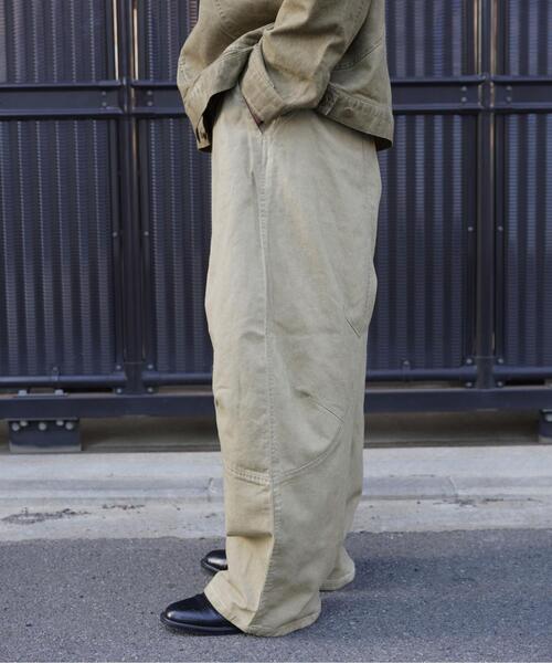 BEAVER(ビーバー)の「B omnivore/ビーオムニボー VINTAGE PANTS(チノパンツ・メンズ・ブラック/キャメル・M/L)」の20枚目の写真