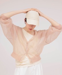 ALLONGE 2way pull cardigan(アロンジェ 2ウェイプルオーバーカーディガン)