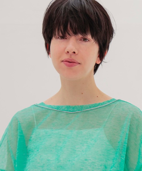DRESSLAVE(ドレスレイブ)の「ALLONGE 2way pull cardigan(アロンジェ 2ウェイプルオーバーカーディガン)(カーディガン/ボレロ・レディース・グリーン/ベージュ/ネイビー・38)」の15枚目の写真